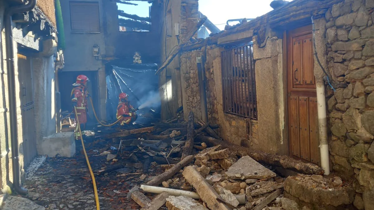 Incendio en La Alberca