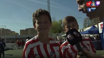 Mario Muñoz, del benjamín A del Atleti