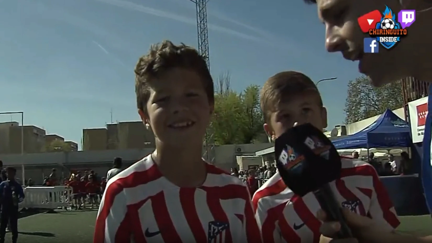 Mario Muñoz, del benjamín A del Atleti