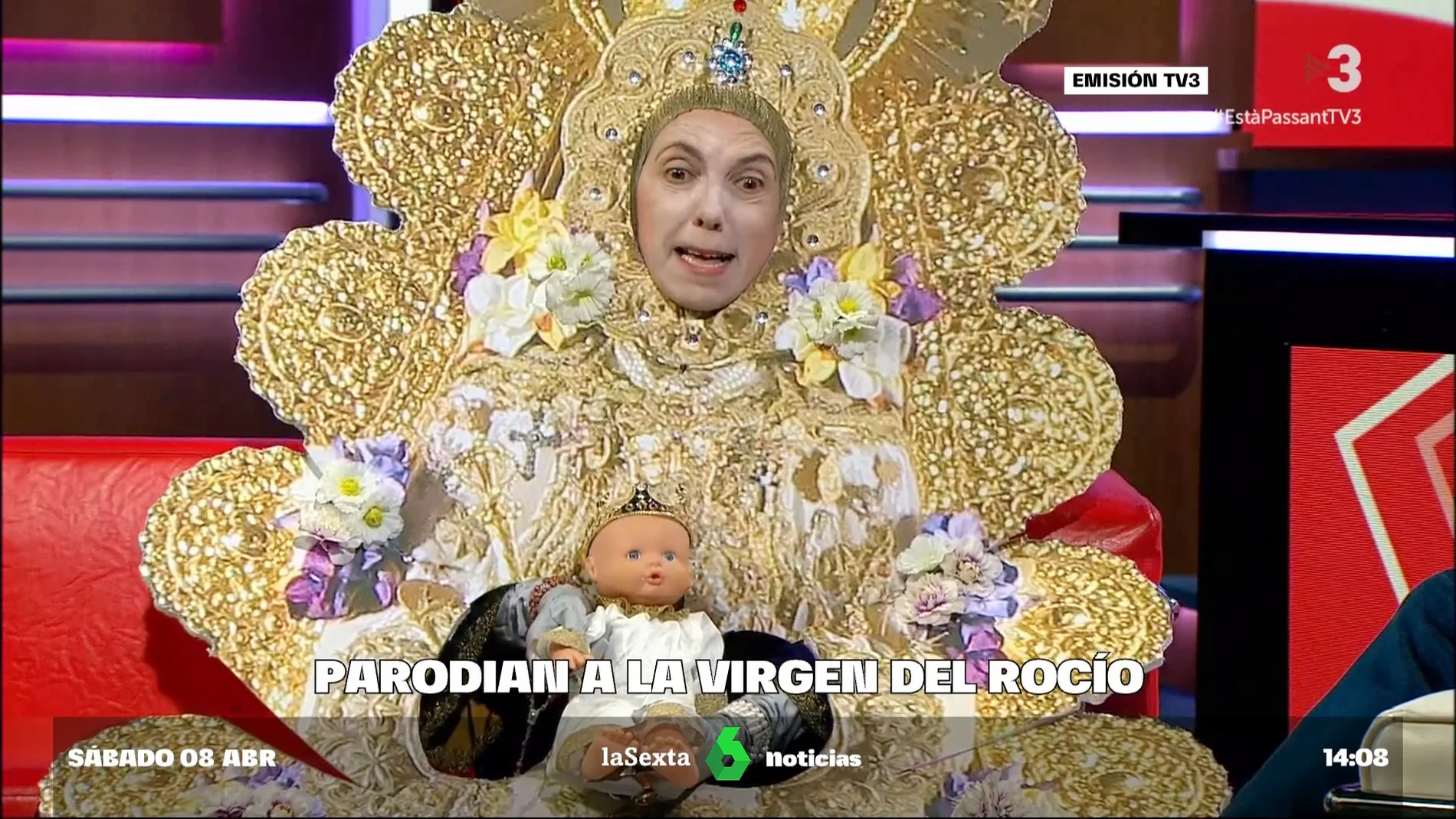 TV3 siembra la polémica al ironizar sobre la Virgen del Rocío simulando el acento andaluz