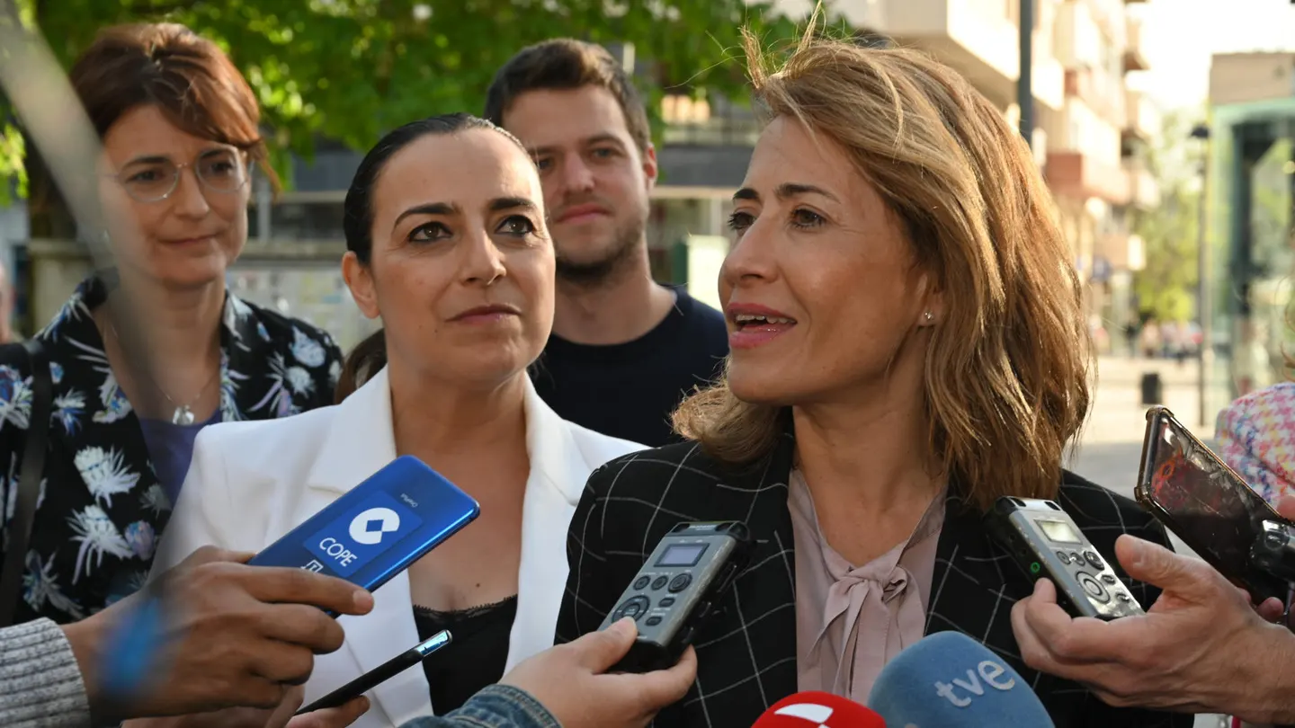 La ministra Raquel Sánchez en Palencia La ministra Raquel Sánchez en Palencia