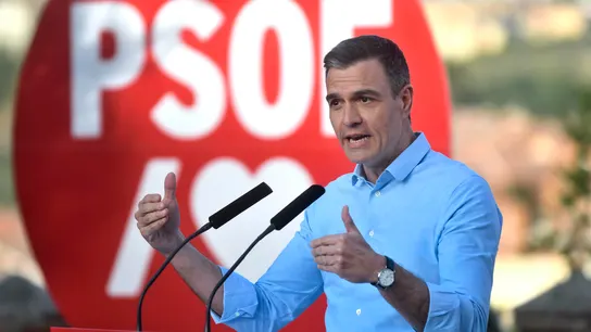 El presidente del Gobierno, Pedro Sánchez El presidente del Gobierno, Pedro Sánchez, interviene durante un acto del partido en Segovia.
