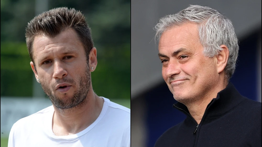 Antonio Cassano Jose Mourinho 