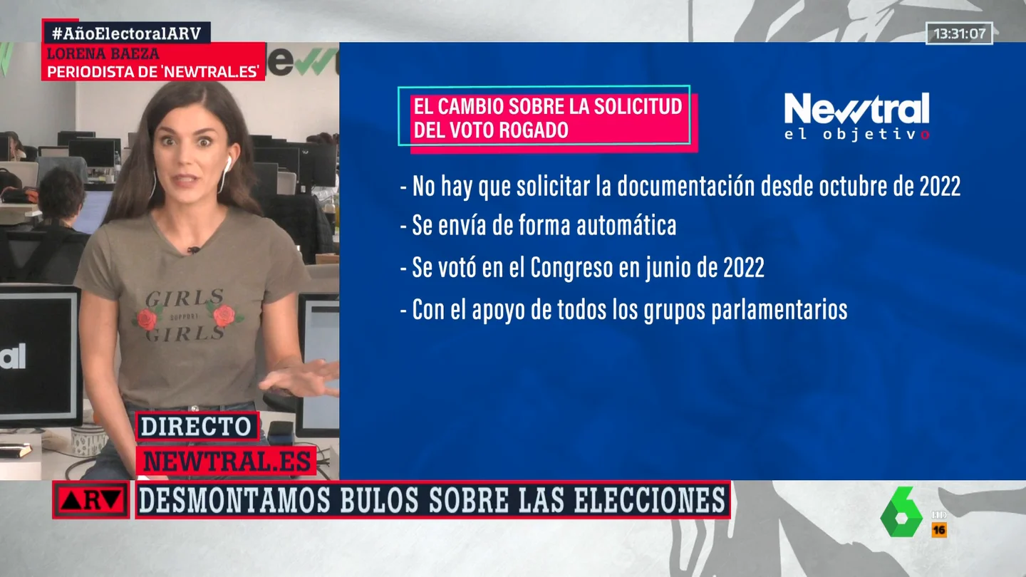 Los bulos sobre las elecciones: del voto rogado a la "regularización de extranjeros" Los bulos sobre las elecciones: del voto rogado a la "regularización de extranjeros"