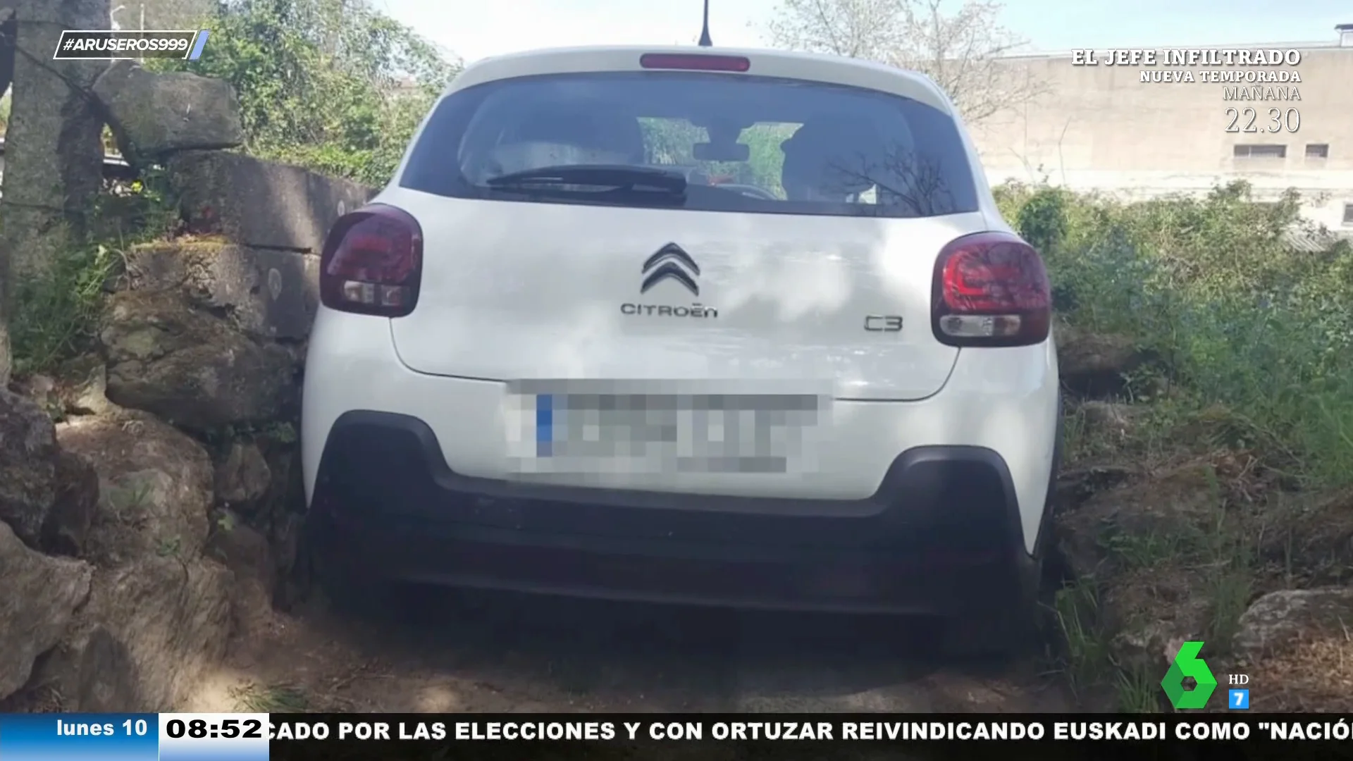 La Guardia Civil rescata a una pareja que se quedó atrapada en un coche por culpa de un GPS en Ourense