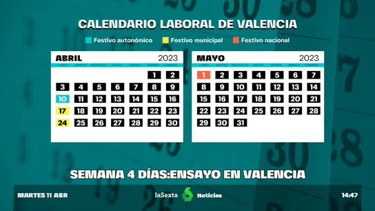 VALENCIA JORNADA LABORAL 4 DÍAS VALENCIA JORNADA LABORAL 4 DÍAS