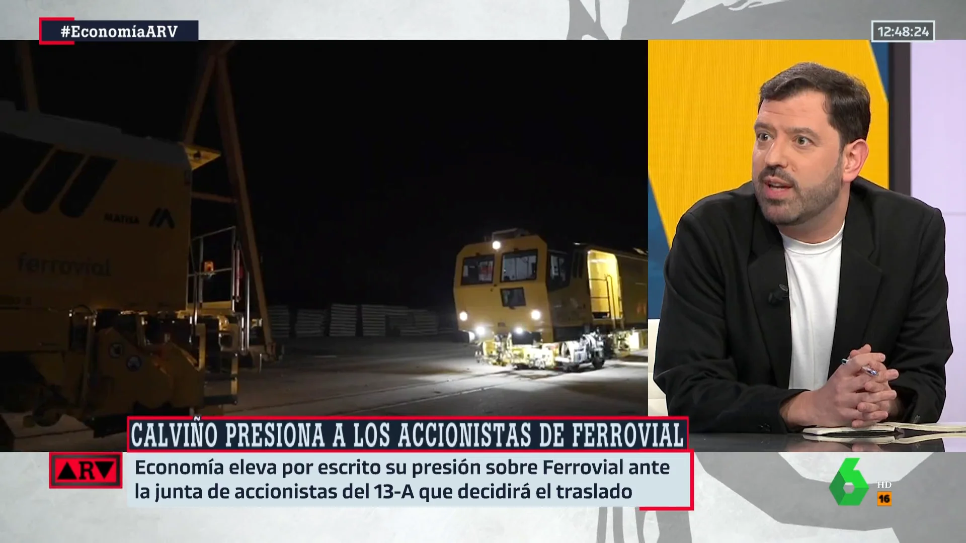 Antonio Ruiz Valdivia, tajante sobre la marcha de Ferrovial a Países Bajos: "Se va para no pagar"