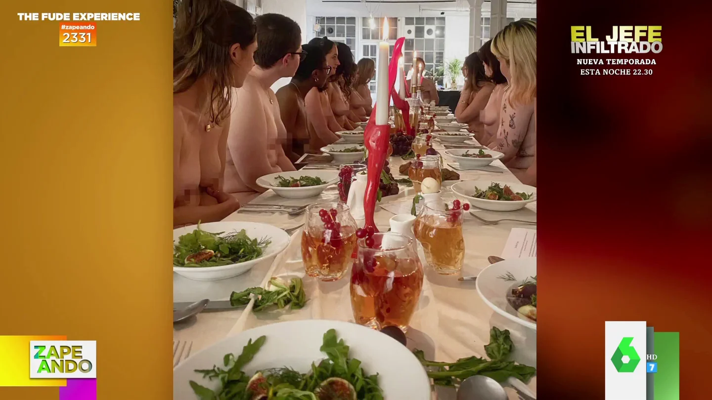 La última moda en ocio en la Gran Manzana: cenar desnudo rodeado de desconocidos La última moda en ocio en la Gran Manzana: cenar desnudo rodeado de desconocidos