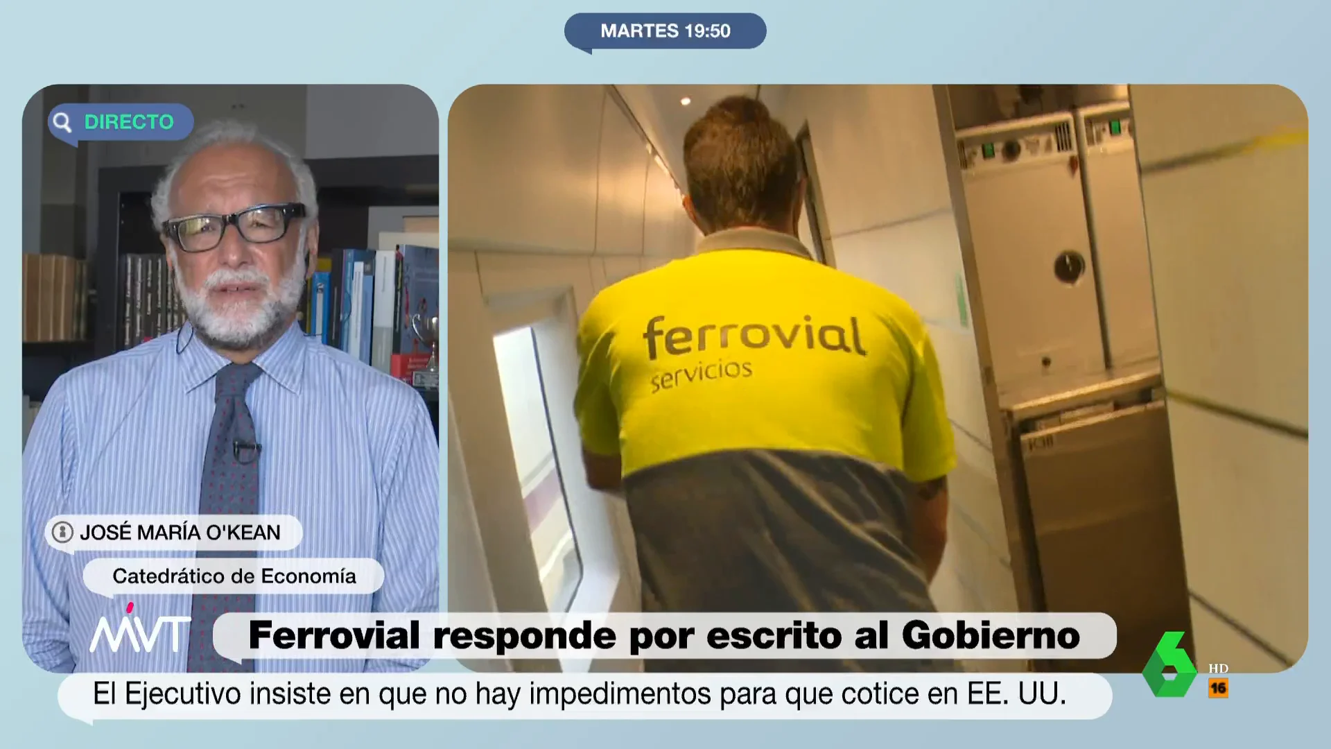 MVT OKean Ferrovial "Todo esto es contraproducente"