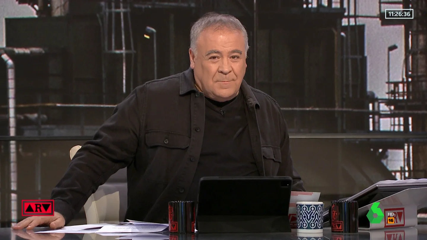 La reacción de Ferreras a las declaraciones de Gallardo sobre el CO2: "No es el gas de la risa" La reacción de Ferreras a las declaraciones de Gallardo sobre el CO2: "No es el gas de la risa"