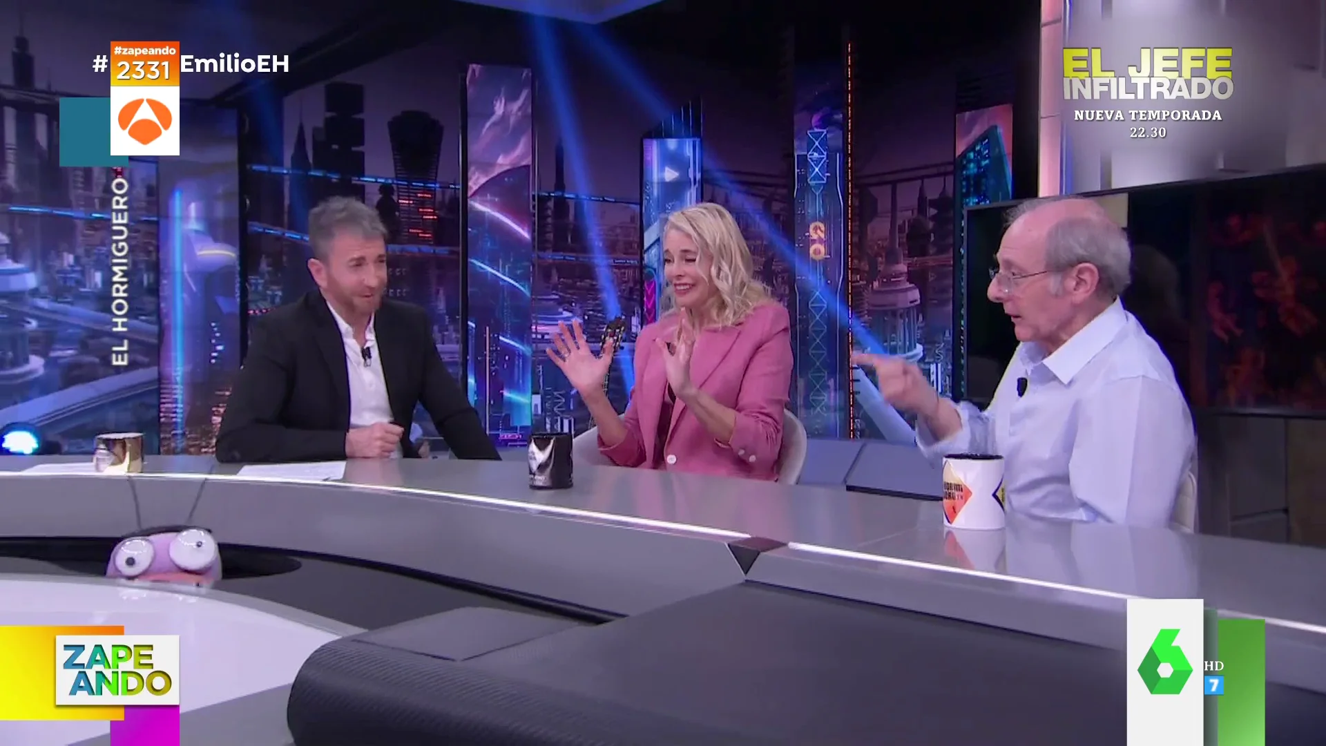 El susto de Belén Rueda en 'El Hormiguero' mientras hablan sobre fenómenos paranormales: "¡Ay Dios!"