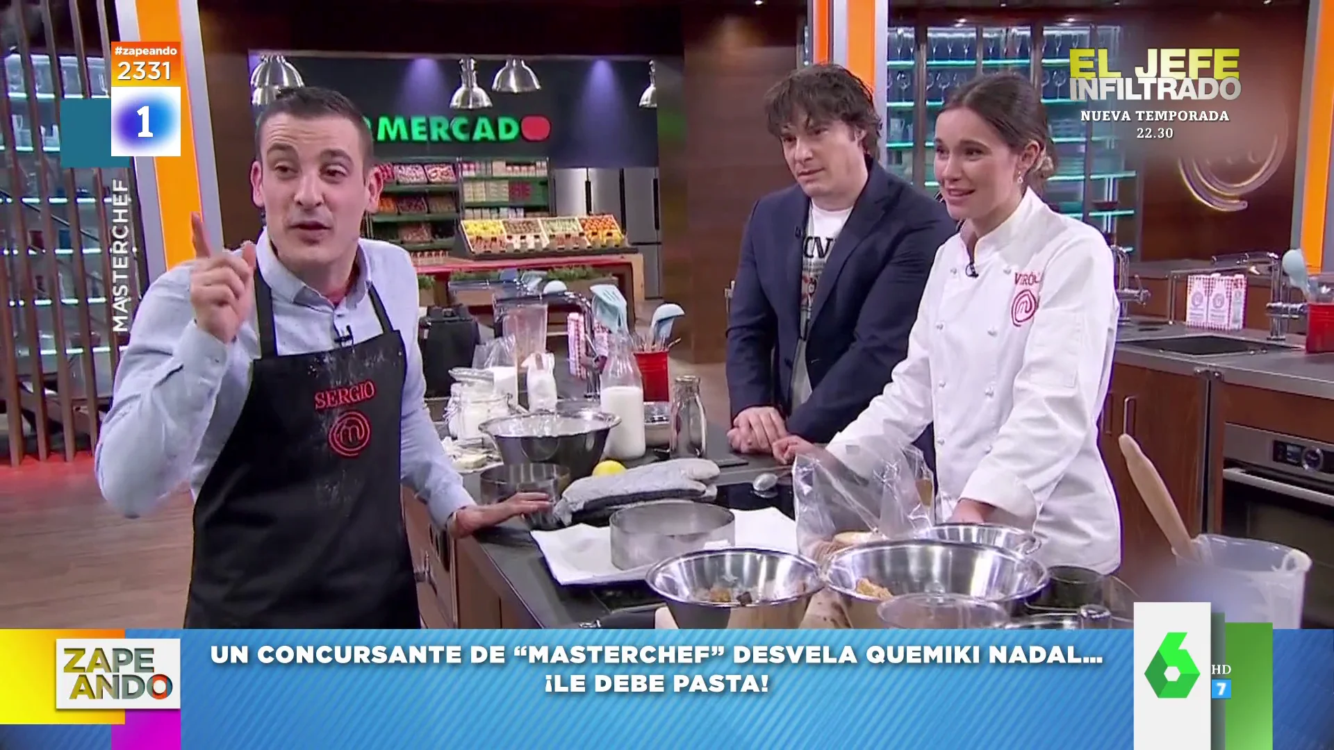 Un concursante de MasterChef reprocha a Miki Nadal que le debe dinero