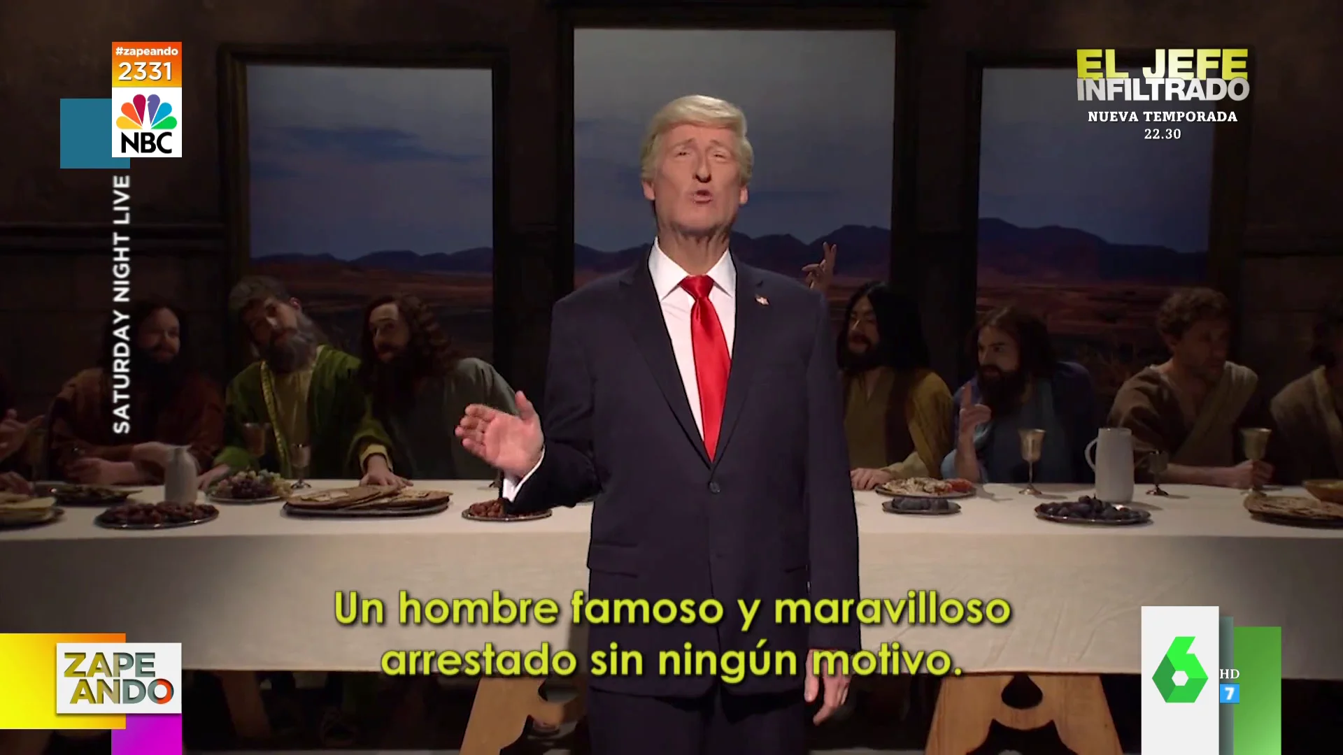 Trump se compara con Jesús durante La última cena