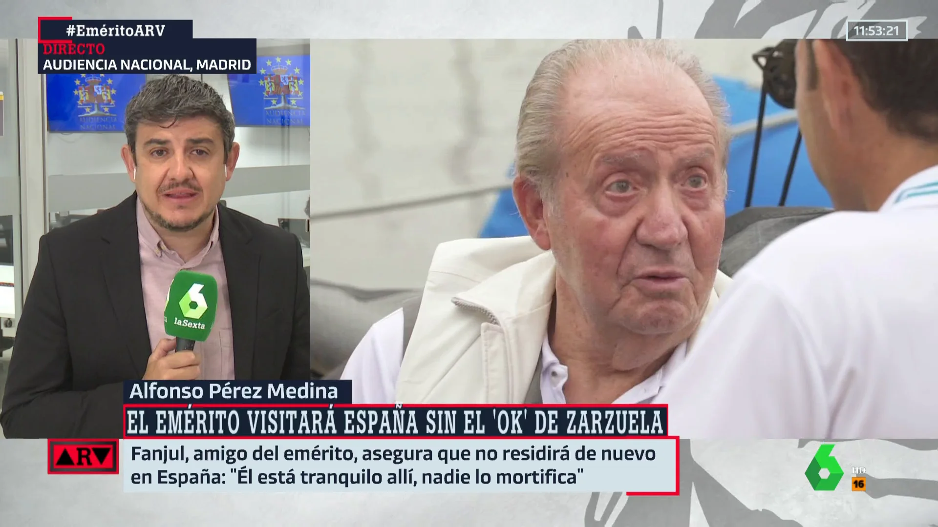 ¿Cuántos días puede permanecer en España Juan Carlos I? Alfonso Pérez Medina responde