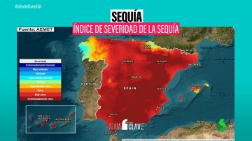Los mapas que muestran las zonas más afectadas por la sequía: solo Galicia, Navarra y Baleares se salvan