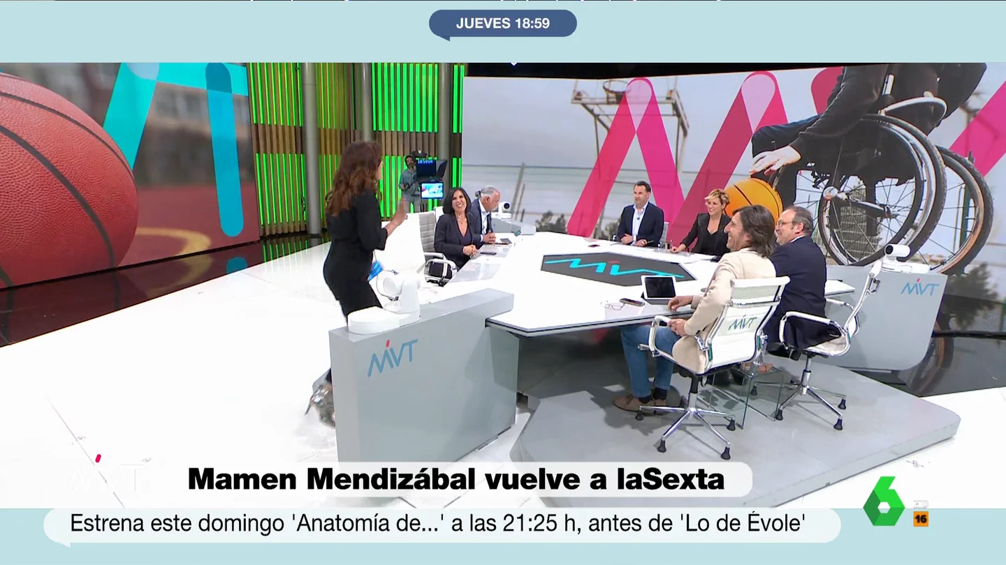 Mamen Mendizábal regresa a Más Vale Tarde: "Este ya no es mi plató..." Mamen Mendizábal regresa a Más Vale Tarde: "Este ya no es mi plató..."