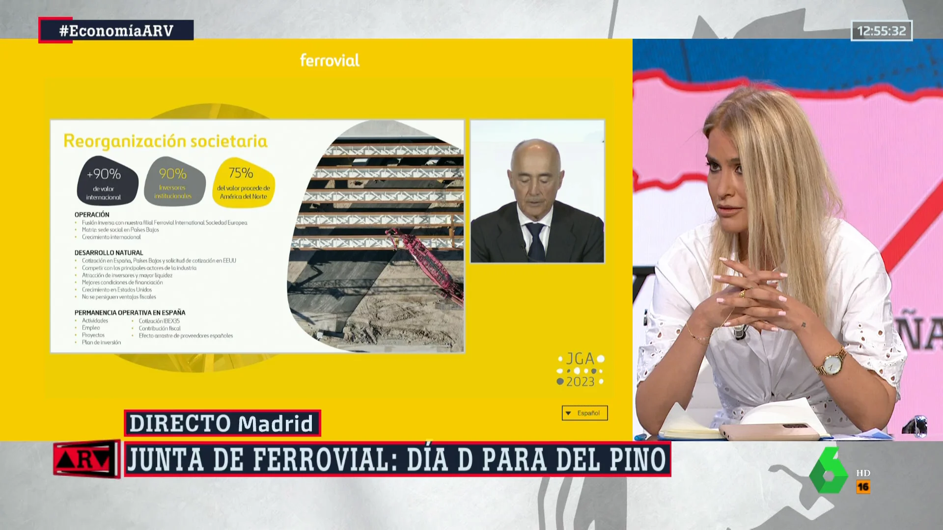 El mensaje de Afra Blanco al presidente de Ferrovial: "Poderoso caballero es don dinero"