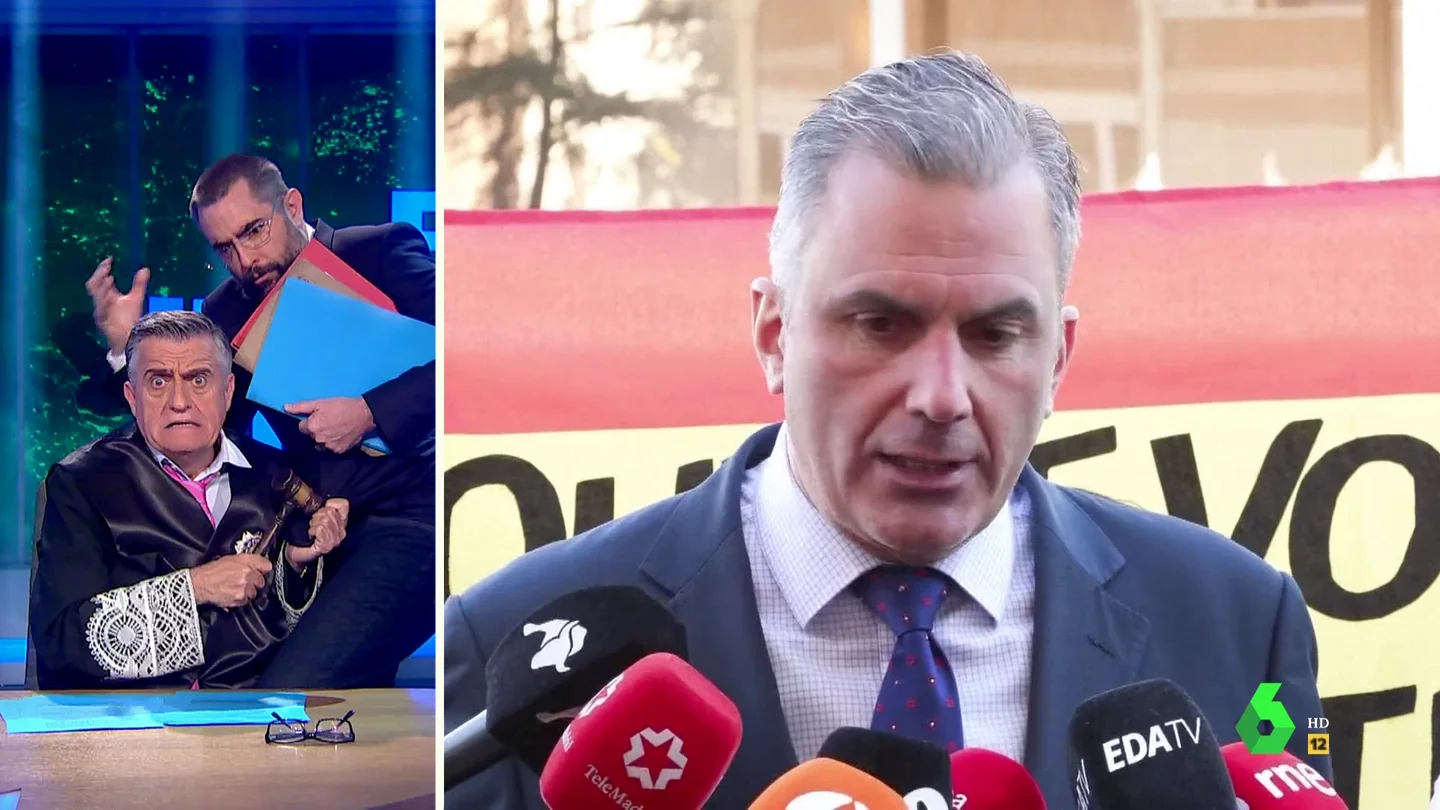 Wyoming y Dani Mateo, aterrorizados tras oír hablar a Ortega Smith sobre la ley trans Wyoming y Dani Mateo repasan los "ejemplos palmarios" de Ortega Smith, que habla de "violadores que se declaran mujeres para entrar en cárceles de mujeres" para justificar el recurso de Vox en el Tribunal Constitucional contra la 'ley trans'.