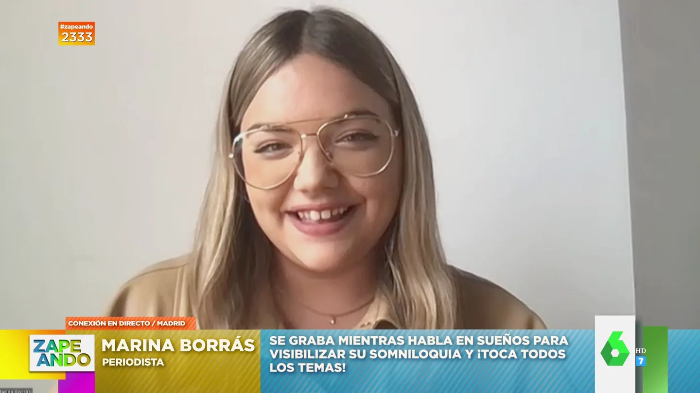 Marina Borrás se graba hablando en sueños y los sube a sus redes: "Soy más graciosa y original dormida que despierta" Marina Borrás se graba hablando en sueños y los sube a sus redes: "Soy más graciosa y original dormida que despierta"