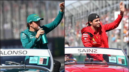 Fernando Alonso y Carlos Sainz Fernando Alonso y Carlos Sainz