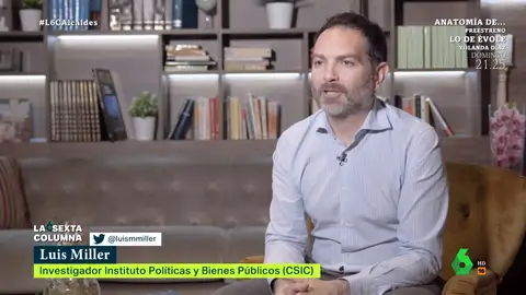 "En el futuro vamos a tener problemas para encontrar personas que en muchos pueblos quieran participar en política", comenta el investigador del Instituto de Políticas y Bienes públicos en este vídeo de laSexta Columna.