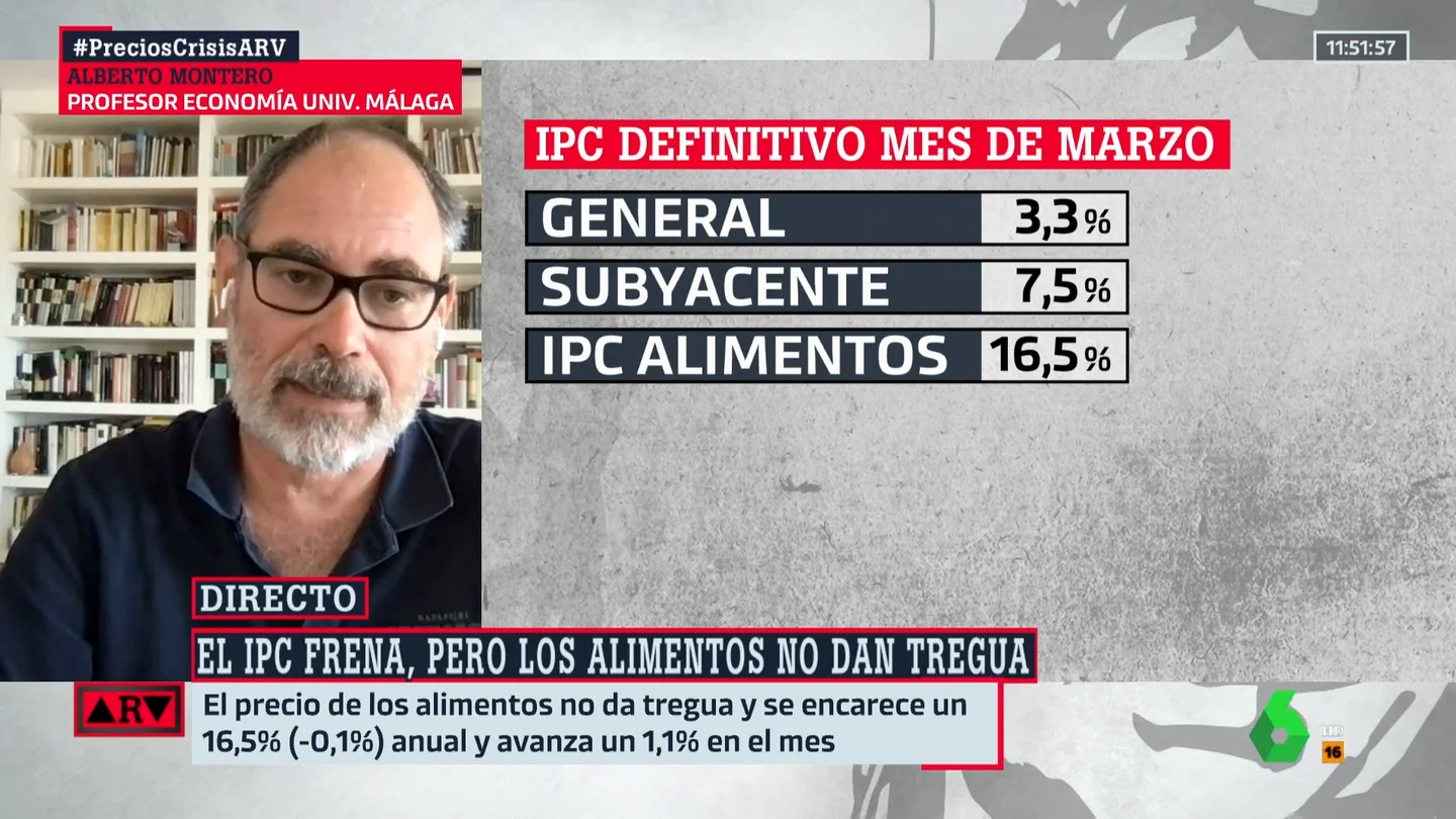 La advertencia de Alberto Montero sobre el efecto del cambio climático en los precios: "Van a subir" La advertencia de Alberto Montero sobre el efecto del cambio climático en los precios: "Van a subir"