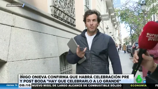 El dardo de Alfonso Arús a Íñigo Onieva: "No sé qué día trabaja, es la semana laboral de un día" El dardo de Alfonso Arús a Íñigo Onieva: "No sé qué día trabaja, es la semana laboral de un día"