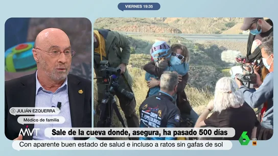Un médico analiza la "sorprendente" forma física de Beatriz Flamini tras 500 días en una cueva: "Su deterioro no es muy evidente" Un médico analiza la "sorprendente" forma física de Beatriz Flamini tras 500 días en una cueva: "Su deterioro no es muy evidente"