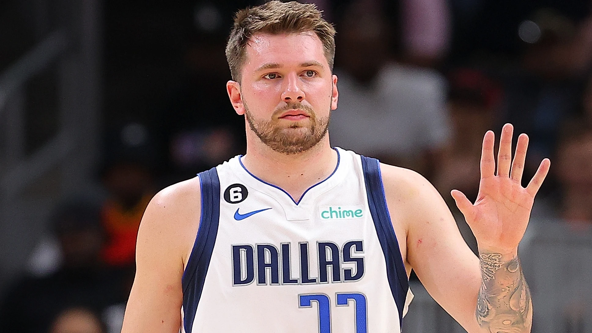 Luka Doncic, con los Mavs