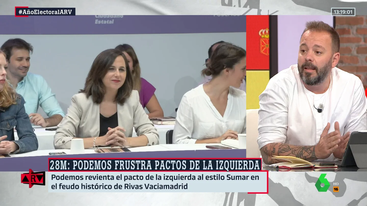 Antonio Maestre: "Mientras Podemos pide a Yolanda Díaz primarias, ha reventado un acuerdo en Rivas" Antonio Maestre: "Mientras Podemos pide a Yolanda Díaz primarias, ha reventado un acuerdo en Rivas"