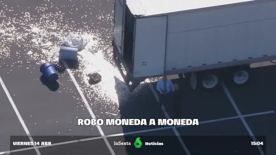 El robo más sorprendente y 'laborioso': los ladrones consiguen un botín, moneda a moneda, de 100.000 dólares El robo más sorprendente y 'laborioso': los ladrones consiguen un botín, moneda a moneda, de 100.000 dólares