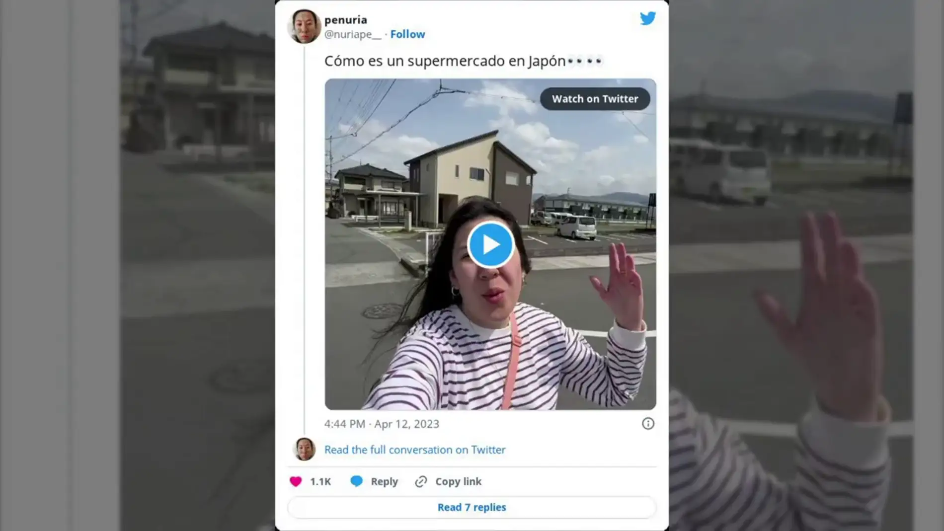 Una joven vuelve a Japón 5 años después para ver a su familia y muestra en Twitter como es allí un supermercado