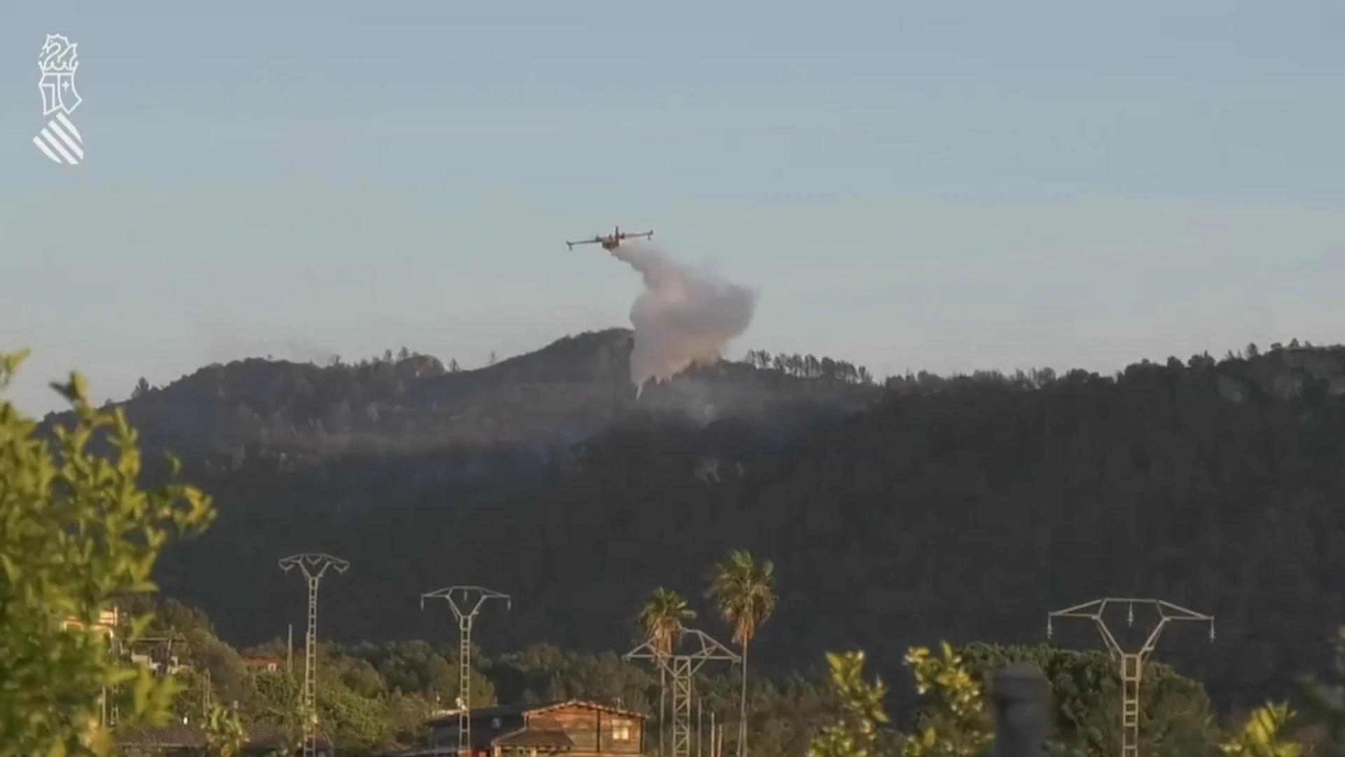 Incendio en Alzira (Valencia)