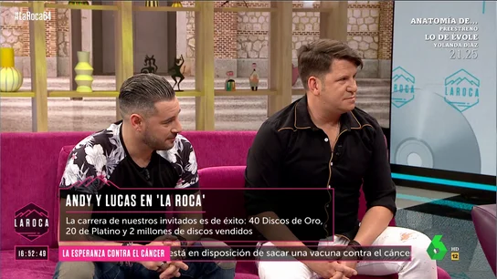 Andy y Lucas critican "el marketing de otros compañeros" que suenan en "bucle" en la radio: "Nosotros somos de pico y pala" Andy y Lucas critican "el marketing de otros compañeros" que suenan en "bucle" en la radio: "Nosotros somos de pico y pala"