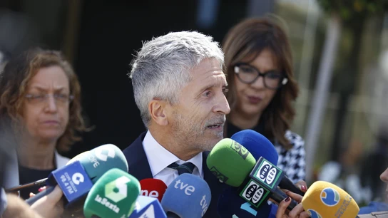 El ministro del Interior, Fernando Grande-Marlaska, en Melilla El ministro del Interior, Fernando Grande-Marlaska, en Melilla