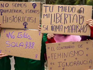Concentración en la Delegación del Gobierno en La Rioja por la reciente agresión sexual en grupo a dos niñas