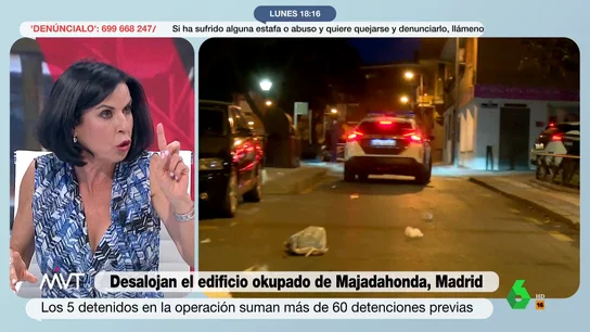 Beatriz de Vicente, tajante sobre las okupaciones: "Hay una perversión de nuestro sistema que permite todo esto" Beatriz de Vicente, tajante sobre las okupaciones: "Hay una perversión de nuestro sistema que permite todo esto"