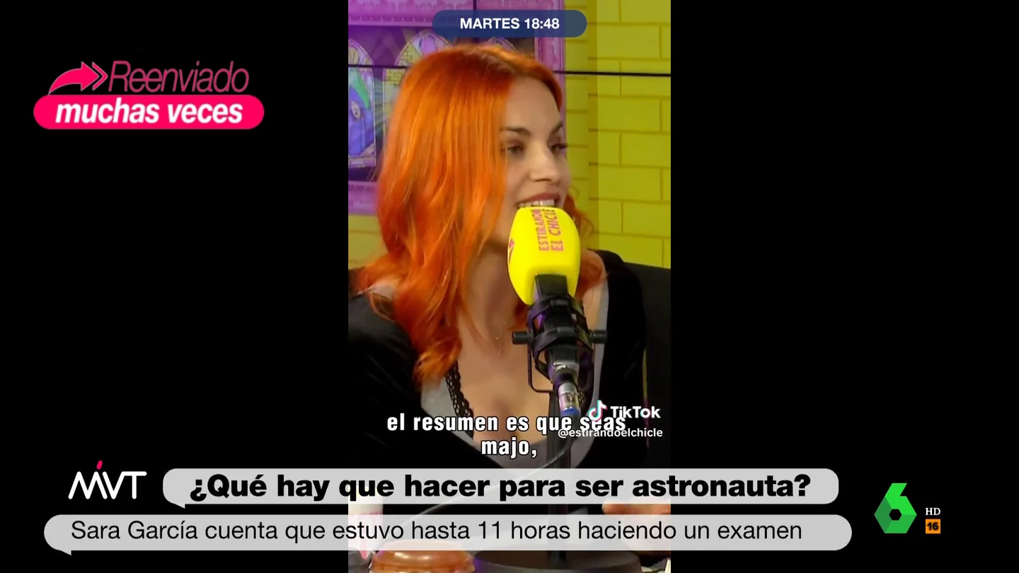 ¿Qué hay que hacer para ser astronauta? Sara García explica las durísimas pruebas que tuvo que superar Sara García, la primera astronauta española, explica que, para entrar en la Agencia Espacial Europea, se enfrentó a exámenes de 11 horas y muchas entrevistas. "Es más complicado que ser registrador de la propiedad", opina en este vídeo Iñaki López.