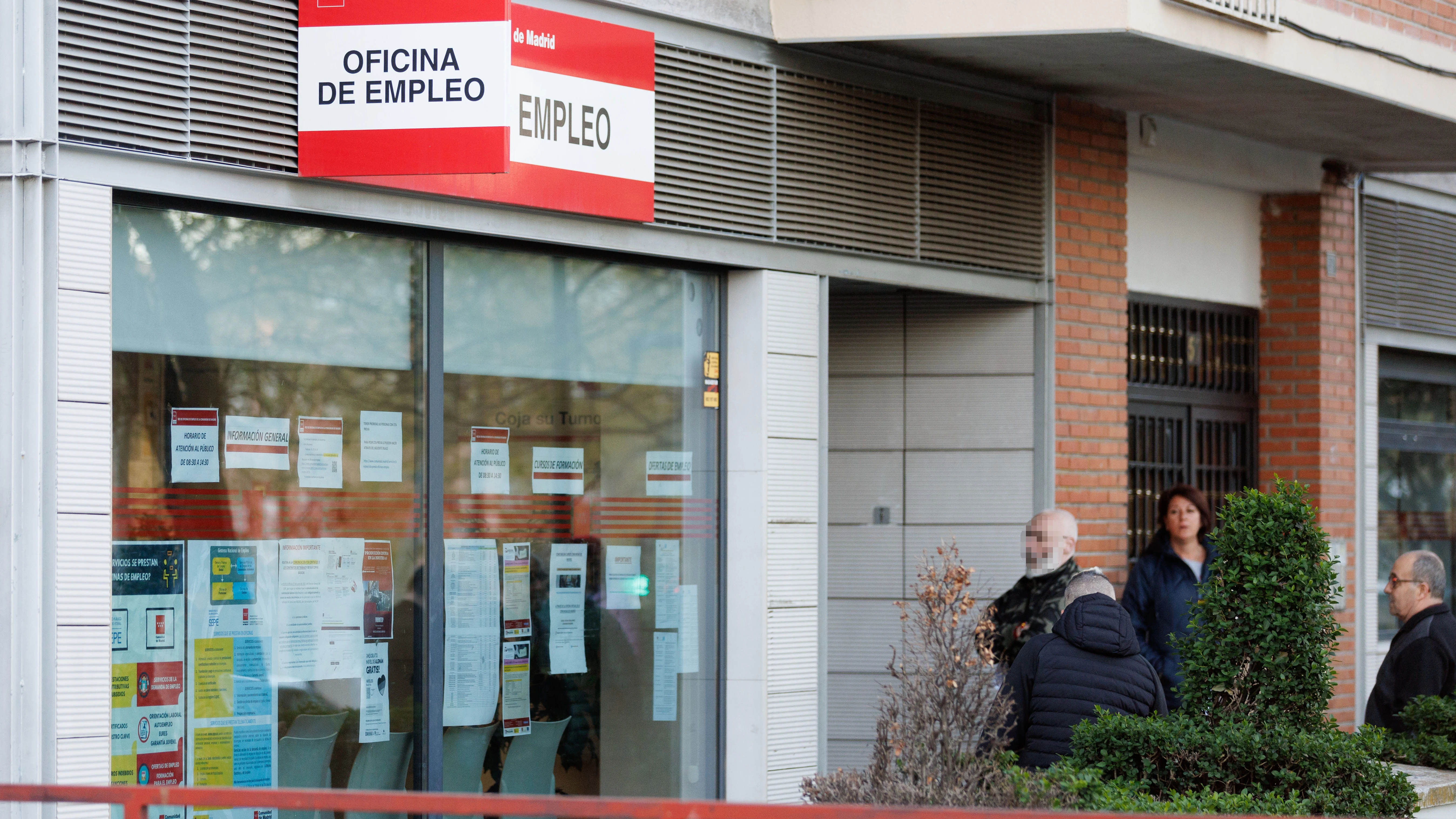 Una oficina de empleo de la Comunidad de Madrid, en una foto de archivo.