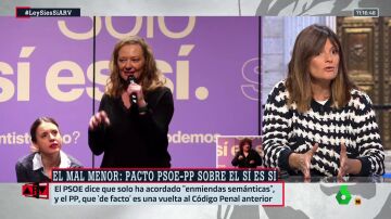 Pilar Gómez, tajante sobre la ley del 'sólo sí es sí': "Que dimita algún alto cargo del ministerio de la señora Montero"