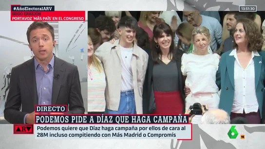 Errejón, sobre el conflicto interno de la izquierda: "Nosotros sabemos dónde estamos" Errejón, sobre el conflicto interno de la izquierda: "Nosotros sabemos dónde estamos"