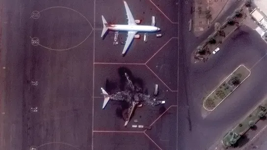 Imágenes satelitales de la capital de Sudán, Jartum, en medio de enfrentamientos entre el ejército y el grupo paramilitar Imágenes satelitales de la capital de Sudán, Jartum, en medio de enfrentamientos entre el ejército y el grupo paramilitar