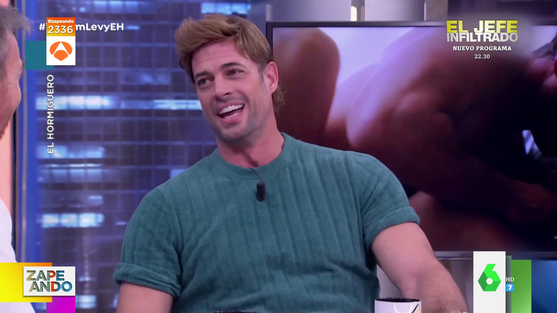 La confesión de Pablo Motos a William Levy sobre una escena de su nueva serie: "Lo puse en cámara lenta"