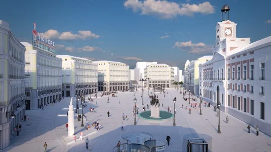 Imagen del proyecto de la Puerta del Sol remodelada Imagen del proyecto de la Puerta del Sol remodelada