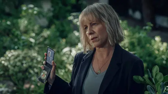 Eva Llorach interpreta a una inspectora de policía en 'El cuerpo en llamas'. Eva Llorach interpreta a una inspectora de policía en 'El cuerpo en llamas'.