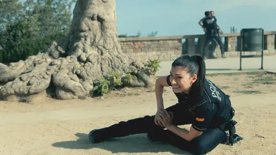 Úrsula Corberó en una escena de 'El cuerpo en llamas'. Úrsula Corberó en una escena de 'El cuerpo en llamas'.