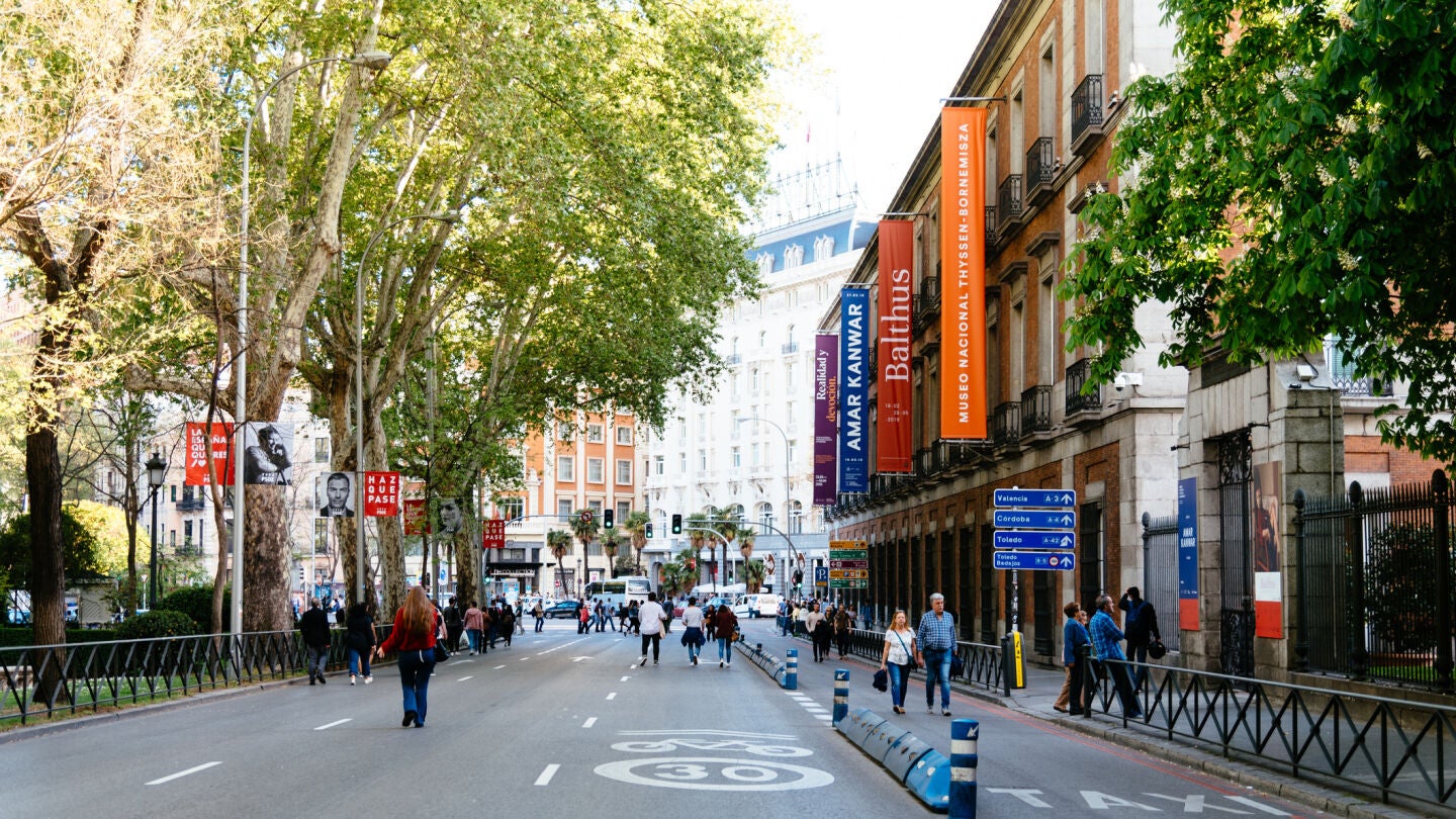Museo Thyssen-Bornemisza en el Paseo del Prado de Madrid