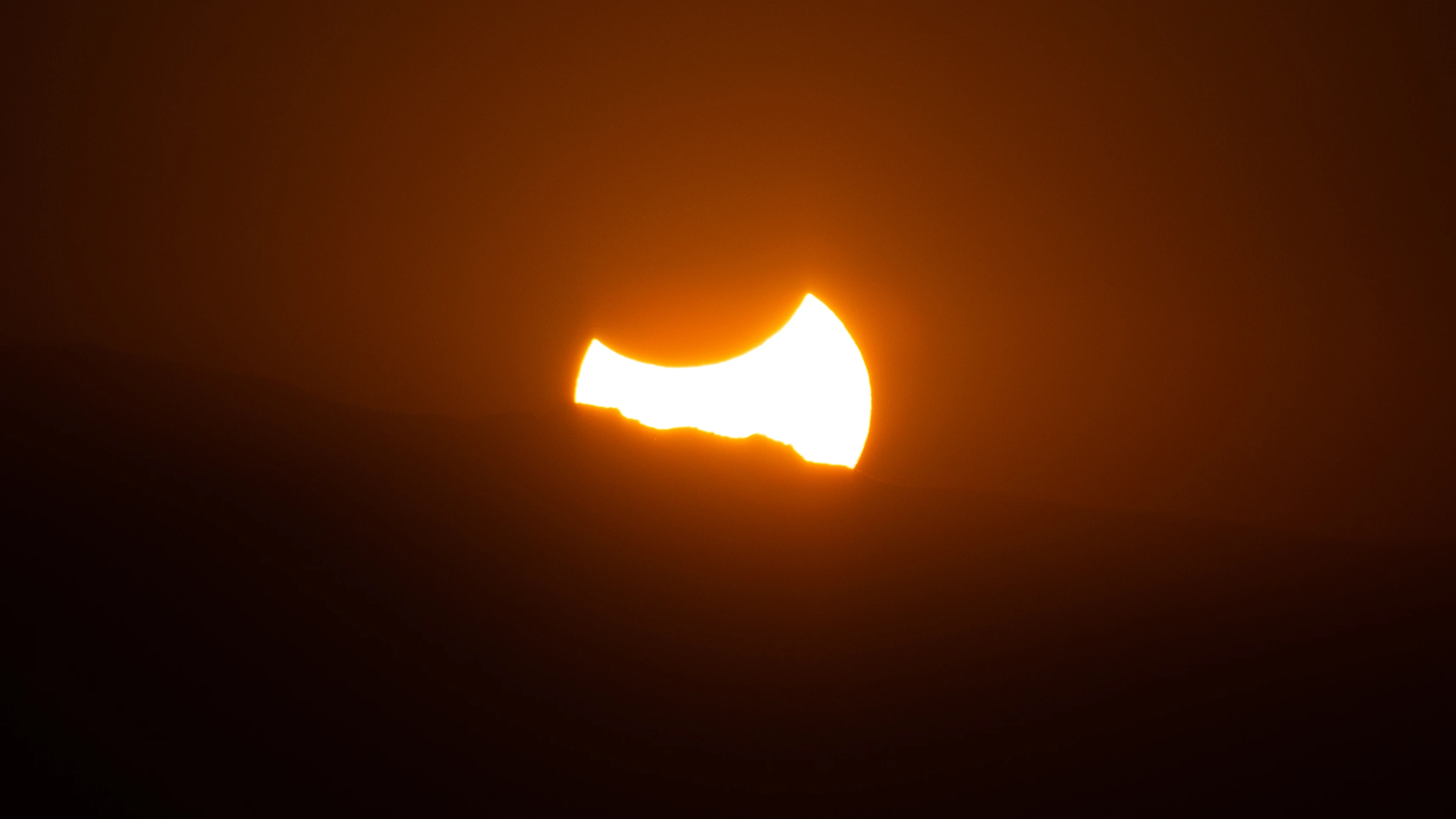 Fotografía de una eclipse solar Fotografía de una eclipse solar