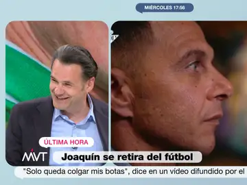 Iñaki López desvela un dato sobre la retirada de Joaquín que le convertiría en leyenda de la Liga