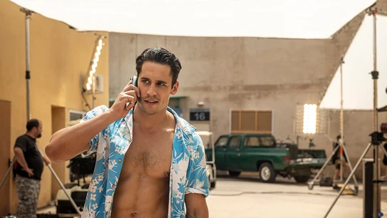 Martiño Rivas en su papel de Nacho Vidal en una escena del capítulo 7 de 'Nacho'. Martiño Rivas en su papel de Nacho Vidal en una escena del capítulo 7 de 'Nacho'.